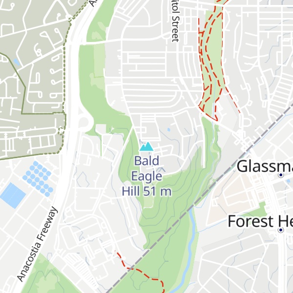 Map of Bald Eagle Hill