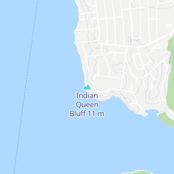 Map of Indian Queen Bluff