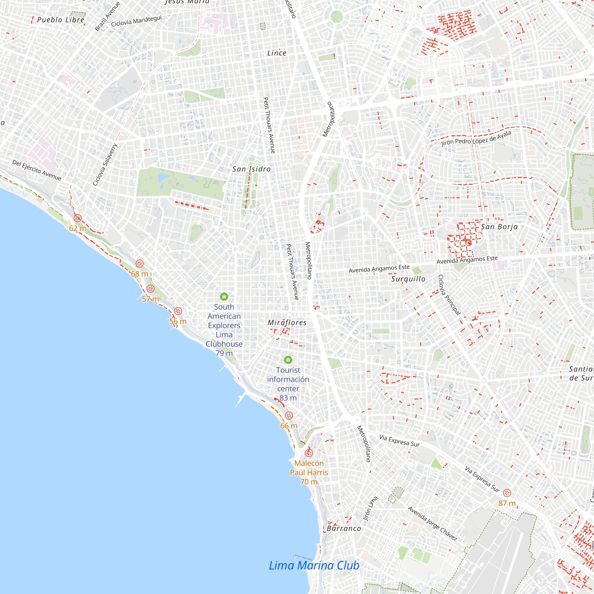 Information Touristica map