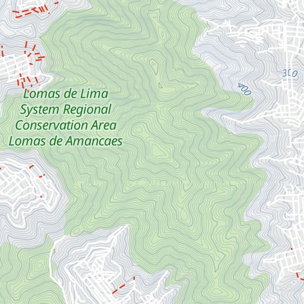 Map of Cerro San Jerónimo