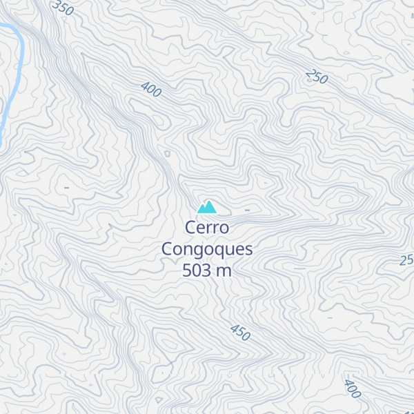 Map of Cerro Congoques