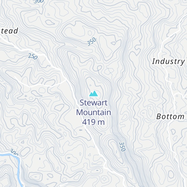 Map of Stewart Mountain