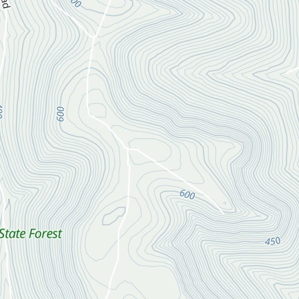 Map of Sugarcamp Mountain