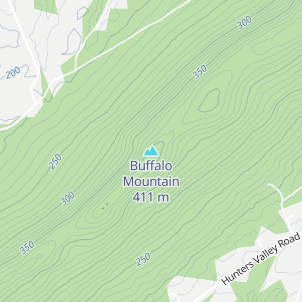 Map of Buffalo Mountain