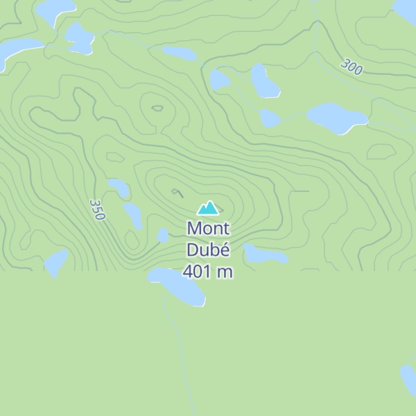 Map of Mont Dubé