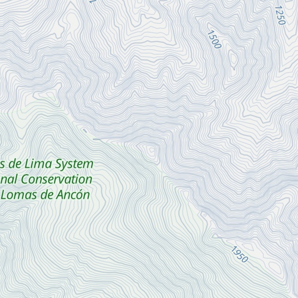 Map of Cerro Canario