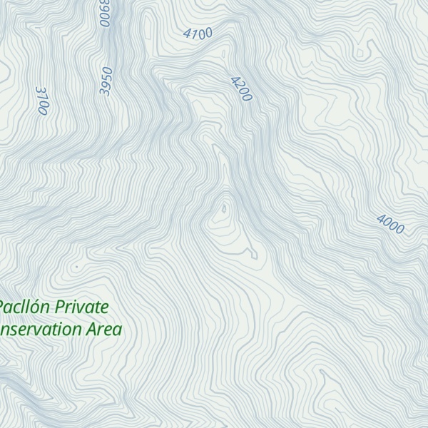 Map of Cerro Santa Cruz