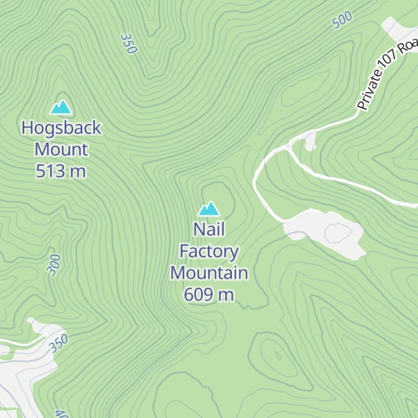 Map of Nail Factory Mountain