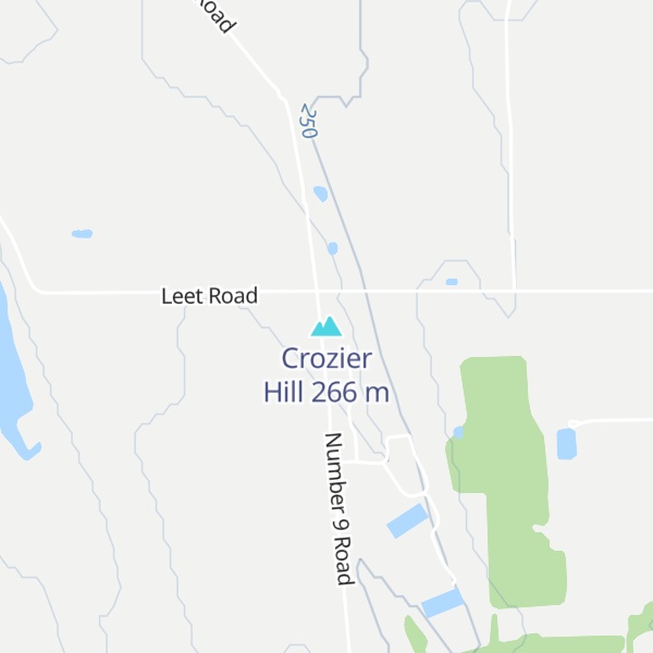 Map of Crozier Hill