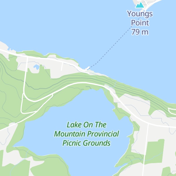 Map of Lake on the Mountain