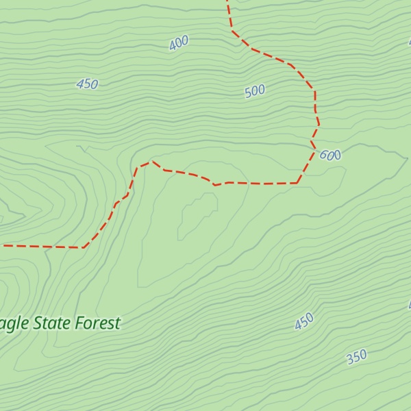 Map of Buffalo Mountain