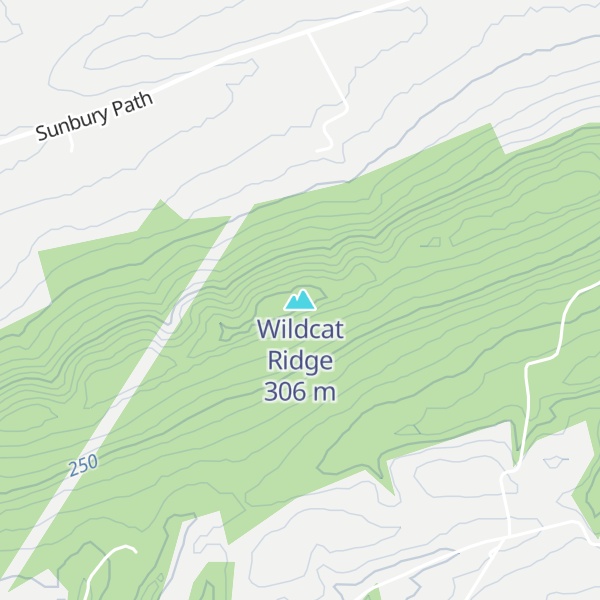 Map of Wildcat Ridge