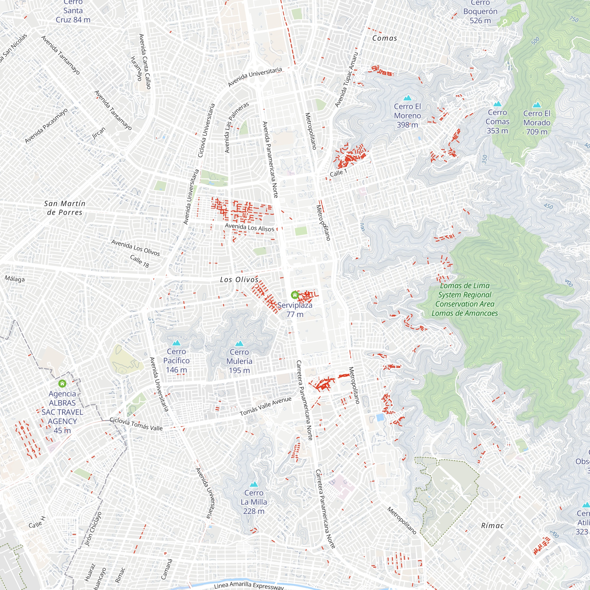 Serviplaza map