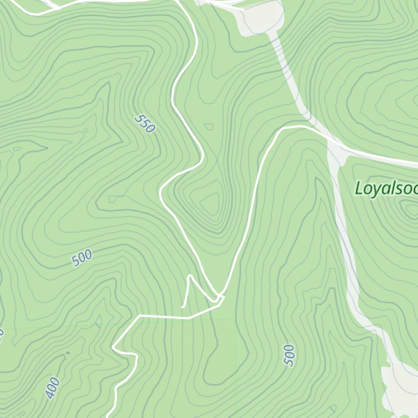 Map of Elk Knob