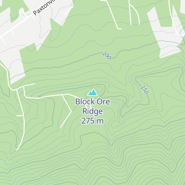 Map of Block Ore Ridge