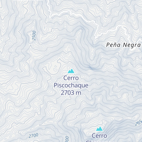Map of Cerro Piscochaque