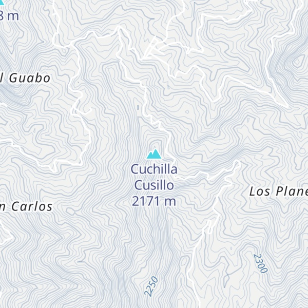 Map of Cuchilla Cusillo