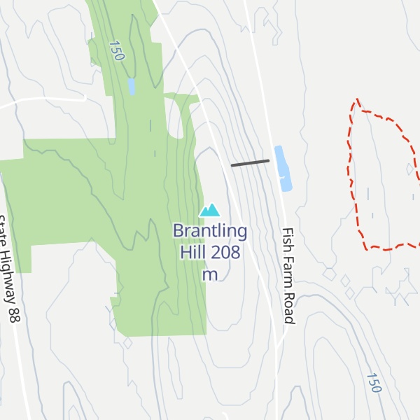 Map of Brantling Hill