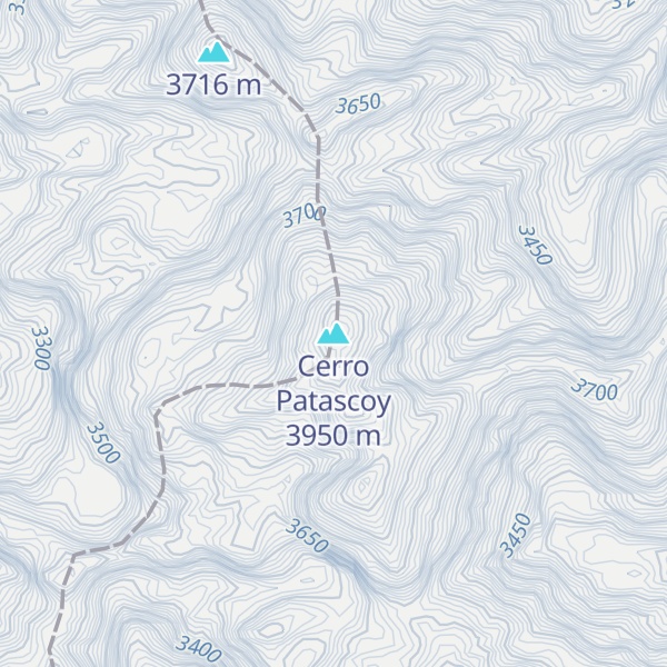 Map of Cerro Patascoy