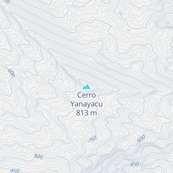 Map of Cerro Yanayacu