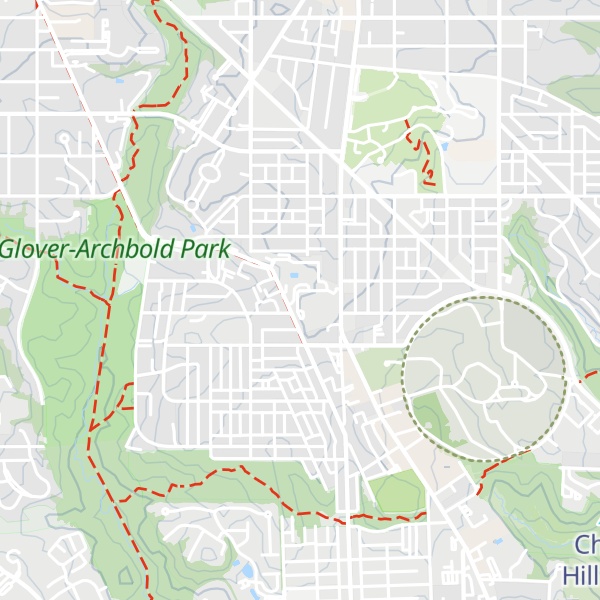 Map of Mount Alto