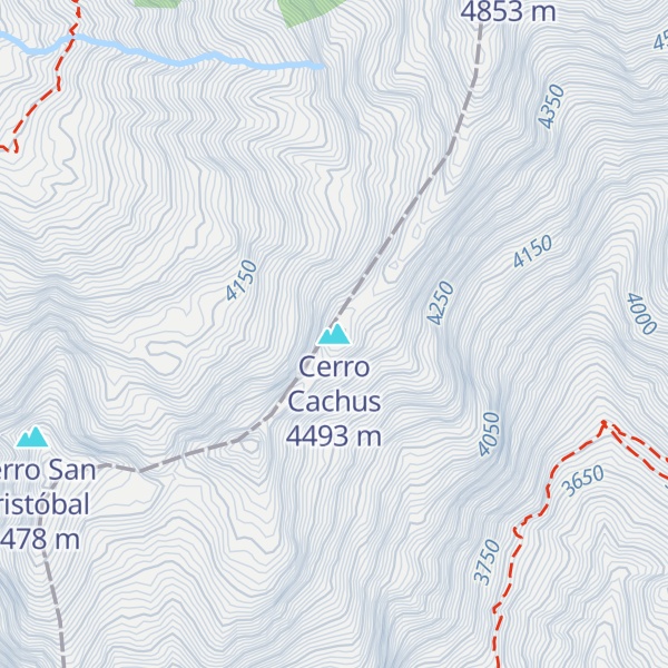 Map of Cerro Cachus