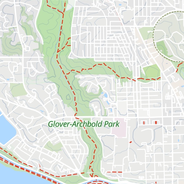 Map of Georgetown Heights