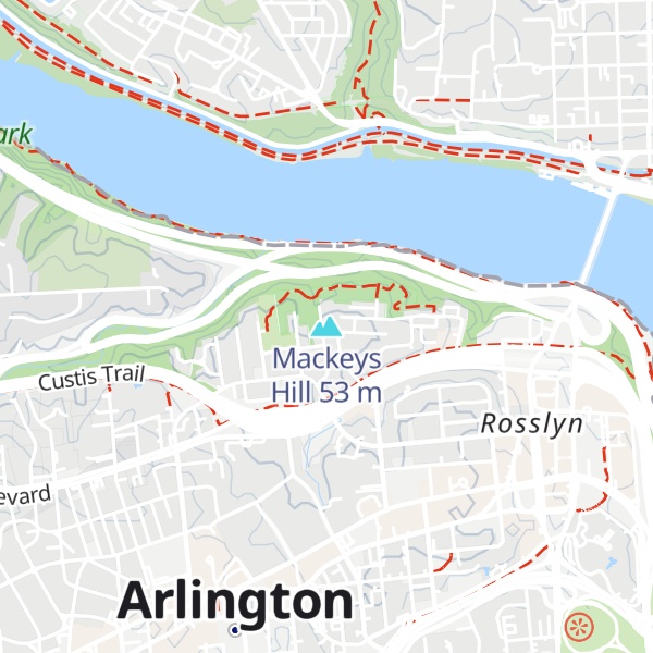 Map of Mackeys Hill