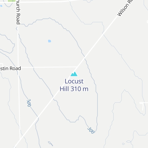 Map of Locust Hill