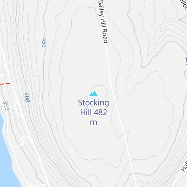 Map of Stocking Hill