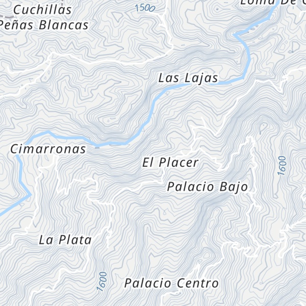 Map of Cerro El Broncazo
