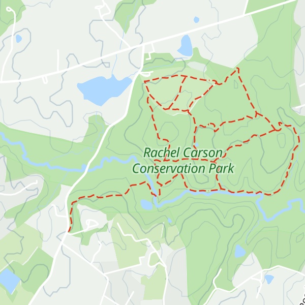 Map of Quartz Rock Outcropping