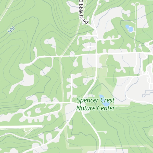 Map of Spencer Hill