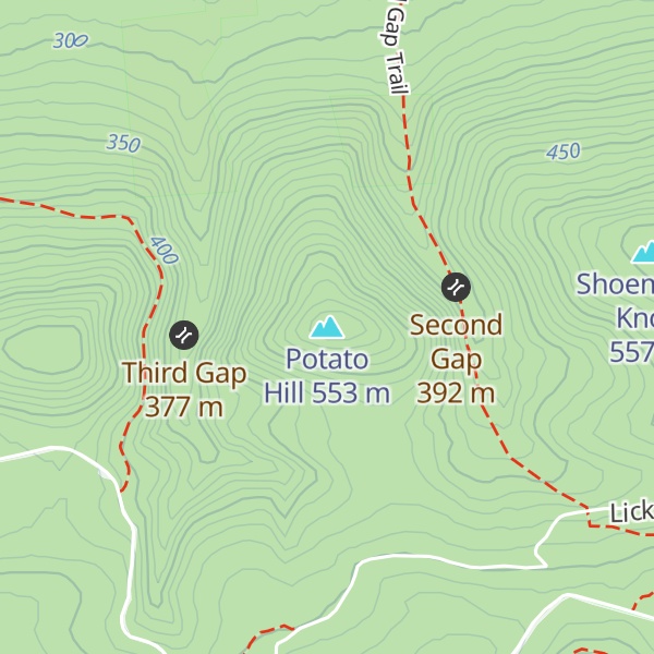 Map of Potato Hill