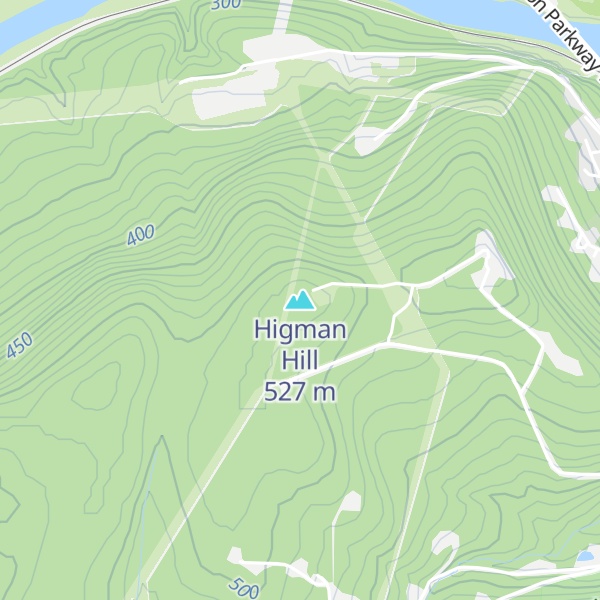 Map of Higman Hill