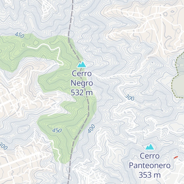 Map of Cerro Chillón