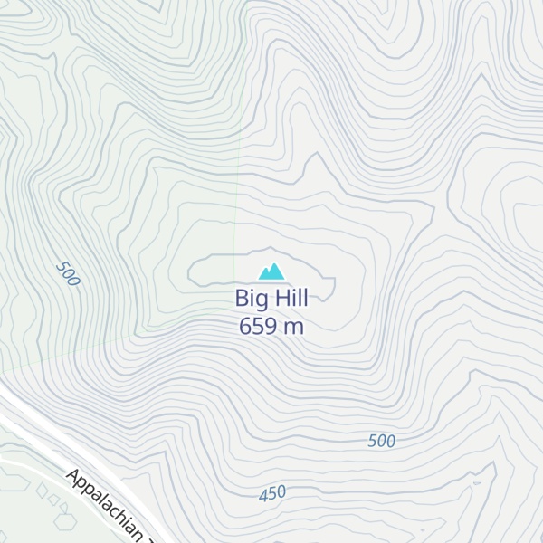 Map of Big Hill