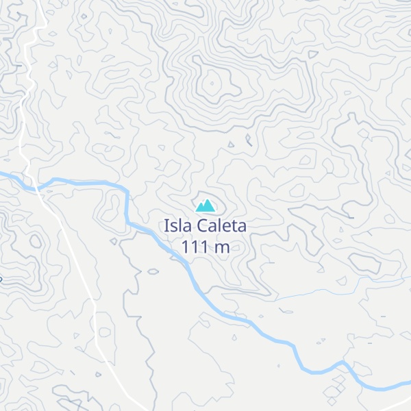 Map of Isla Caleta