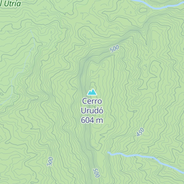 Map of Cerro Urudó