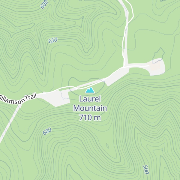Map of Laurel Mountain
