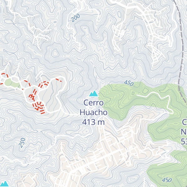 Map of Cerro Huacho