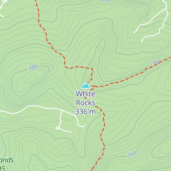 Map of White Rocks