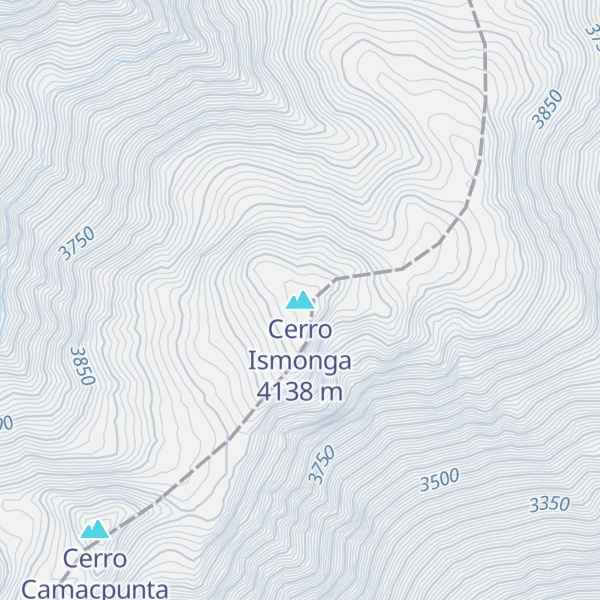 Map of Cerro Ismonga