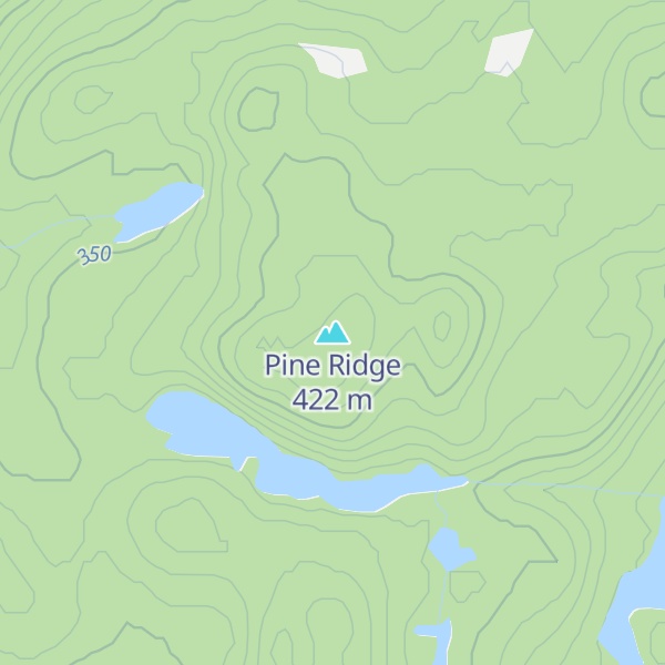 Map of Pine Ridge