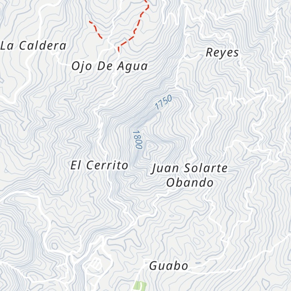 Map of Cerro de Reyes