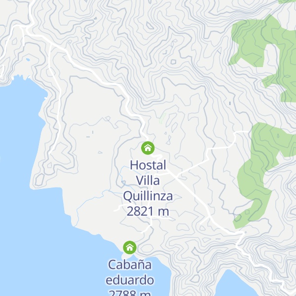 Map of Hostal Villa Quillinza