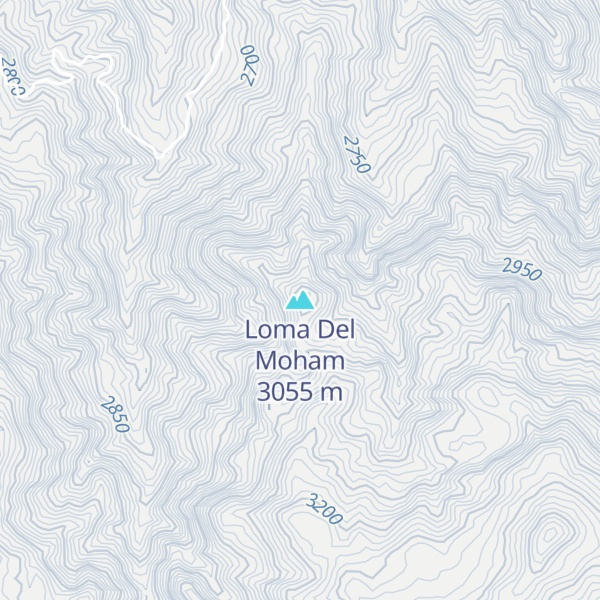 Map of Loma Del Moham