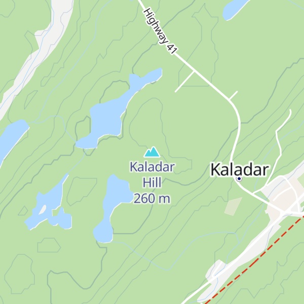 Map of Kaladar Hill