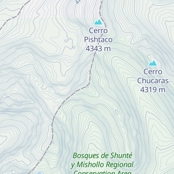 Map of Cerro Alto Nariz