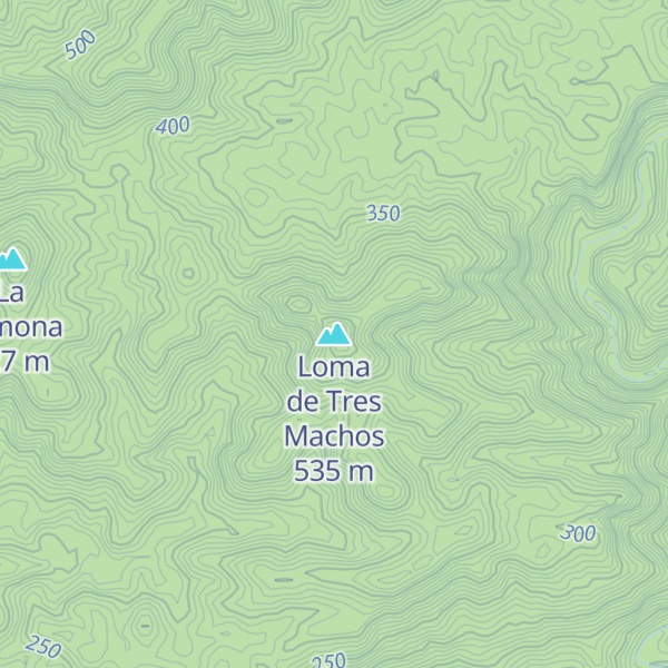 Map of Loma de Tres Machos